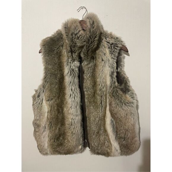 Weatherproof Garment Company Women’s Large Faux Fur Vest Jacket - Picture 1 of 9